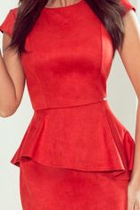 Numoco Dámské šaty 192-11, červená, XL