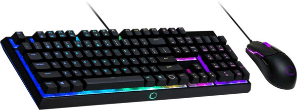 Herný set myši a klávesnice Cooler Master MS110, RGB podsvietenie klávesnica aj myš