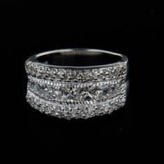 Amiatex Stříbrný prsten 14324, 56