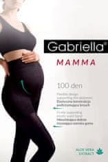 Gabriella Těhotenské punčocháče 174 Mamma nero, černá, 2