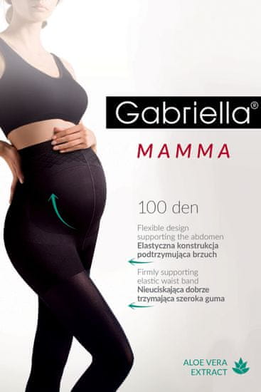 Gabriella Těhotenské punčocháče 174 Mamma nero