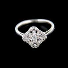 Amiatex Stříbrný prsten 15246, 59