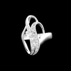 Amiatex Stříbrný prsten 15377, 54