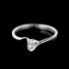Amiatex Stříbrný prsten 15399, 55