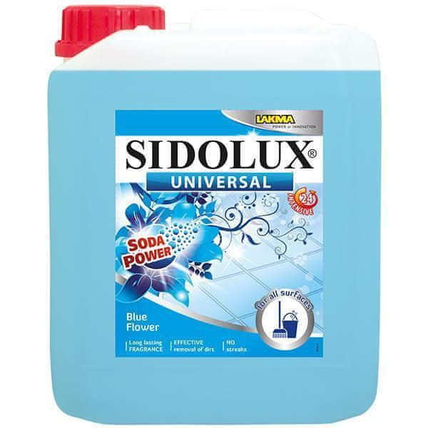 Levně Sidolux Universal SODA POWER s vůní Blue Flower 5000 ml