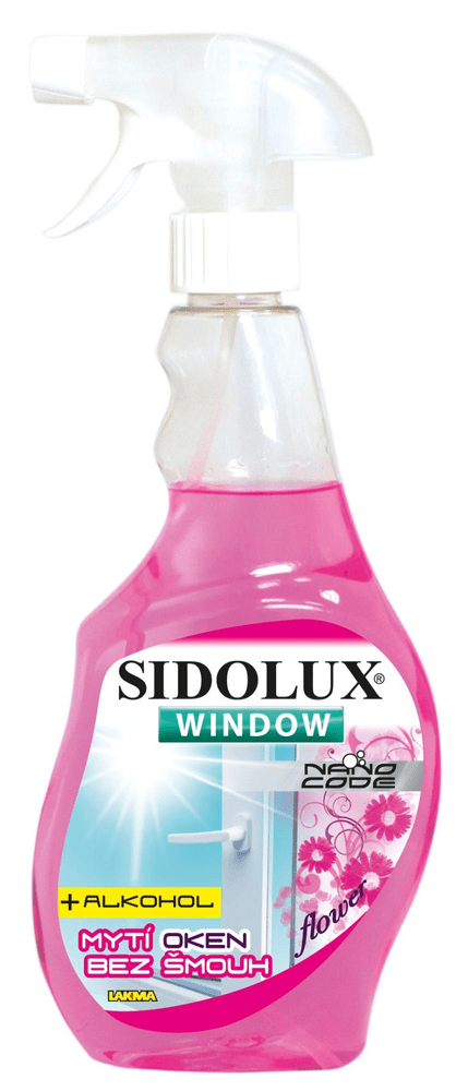 Levně Sidolux Window nano code flower 500 ml