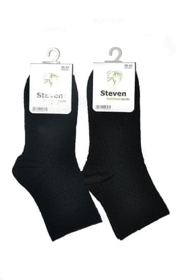 STEVEN Dámské vzorované ponožky Steven Bamboo art.125
