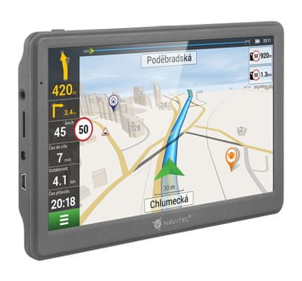 GPS navigace Navitel E700 TMC, do auta, mapa Evropy, Ruska