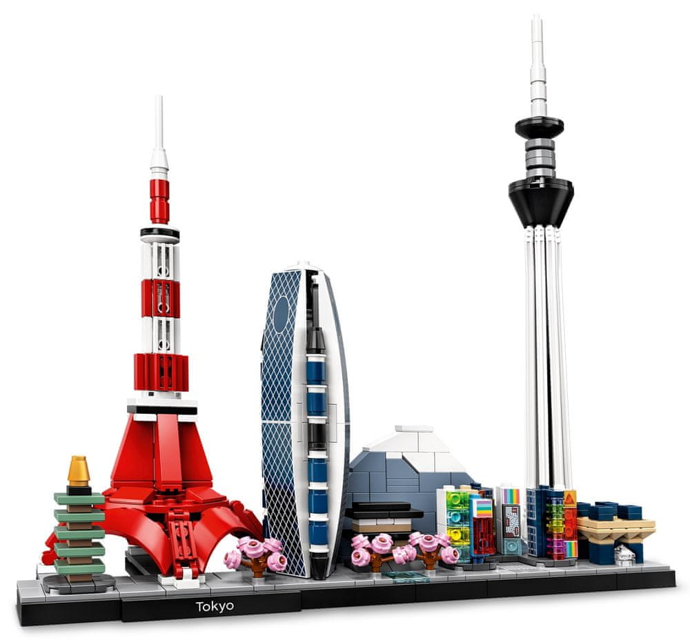 LEGO Architecture 21051 Tokio - rozbaleno