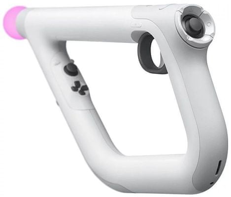 Sony PS4 - VR Aim Controller, biely (PS719899969) DUALSHOCK 4 vibrácie spätný ráz