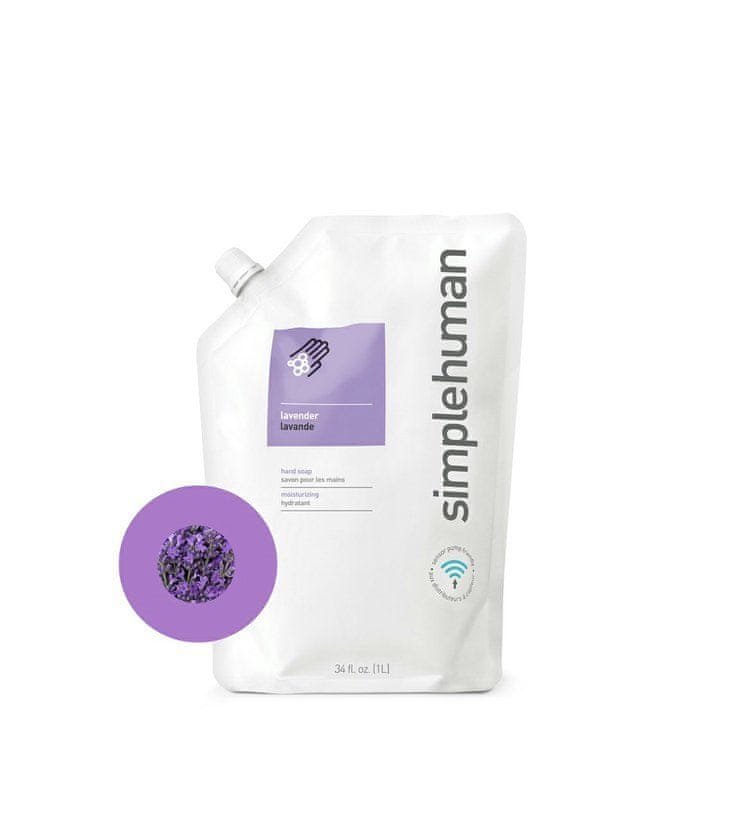 Levně Simplehuman Hydratační tekuté mýdlo – 1 l náhradní náplň s vůní levandule