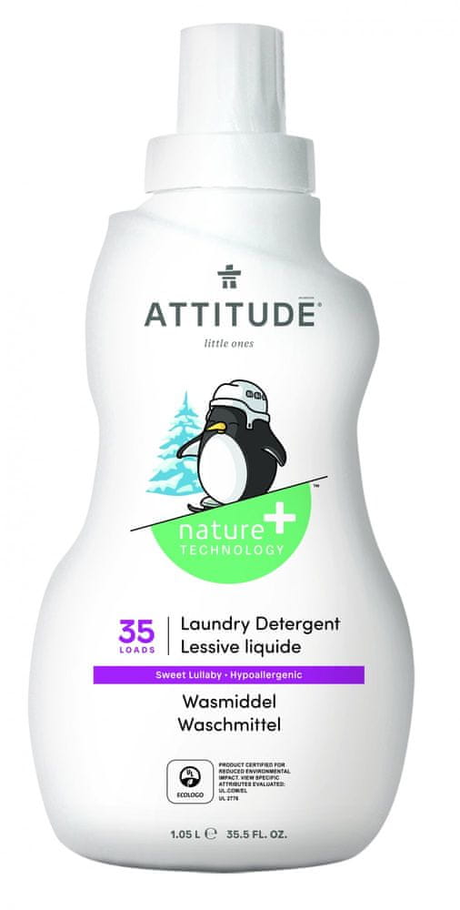 Levně Attitude Prací gel pro děti ATTITUDE s vůní Sweet Lullaby 1050 ml