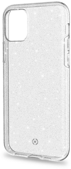 Celly Sparkle kryt pro iPhone 11 průhledný (SPARKLE1001WH)