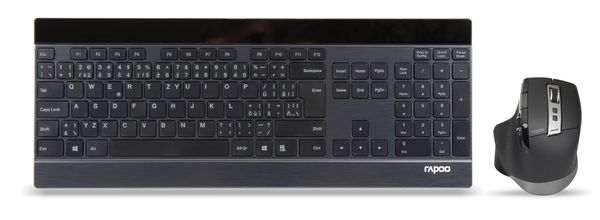 Rapoo 9900M, CZ/SK bezdrátová klávesnice myš optická usb