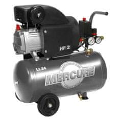 Mercure Horizontální vzduchový kompresor MERCURE, 24 L, 2 CV