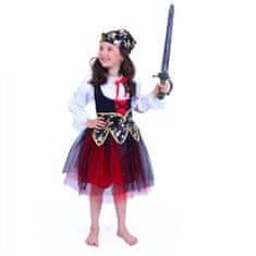 Dětský kostým pirátka vel. M
