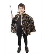 Karnevalový kostým plášť čarodějnický černý - dětský - Halloween