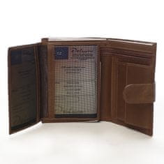 Delami Pánská kožená peněženka se zápinkou Sebastian koňaková