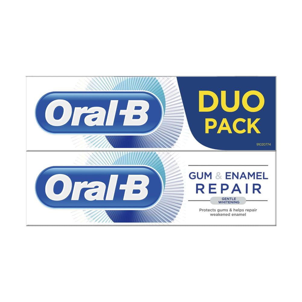 Levně Oral-B Gum & Enamel Repair Gentle Whitening DUO pack