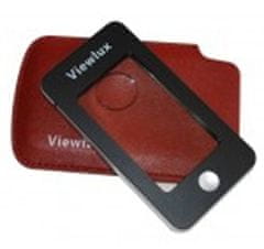 Viewlux Lupa s koženým pouzdrem 2,5×/5×, s osvětlením