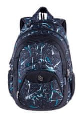 Pulse Školní batoh Teen Blue Spark 2v1