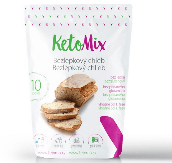 KetoMix KetoMix Proteinový bezlepkový chléb 10 porcí
