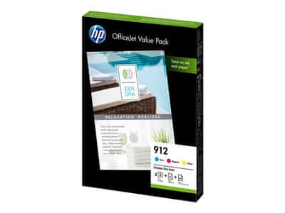 HP 912XL Office Value Pack (6JR41AE) kartuša za tiskalnik rumene barve