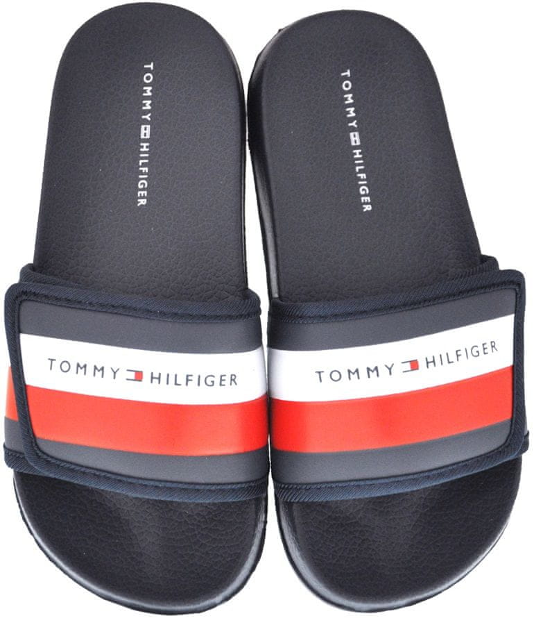 Tommy Hilfiger pánské pantofle T3B0-30761-0739800 35, modrá