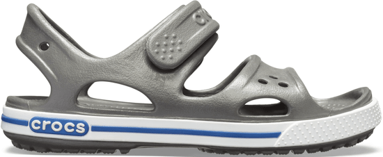 Crocs chlapecké Crocband II Sandal PS Slate Grey/Blue Jean 14854-0DB