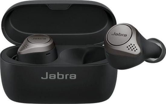 Jabra Elite 75t Hudební Bluetooth handsfree 100-99090000-60, titanově černé