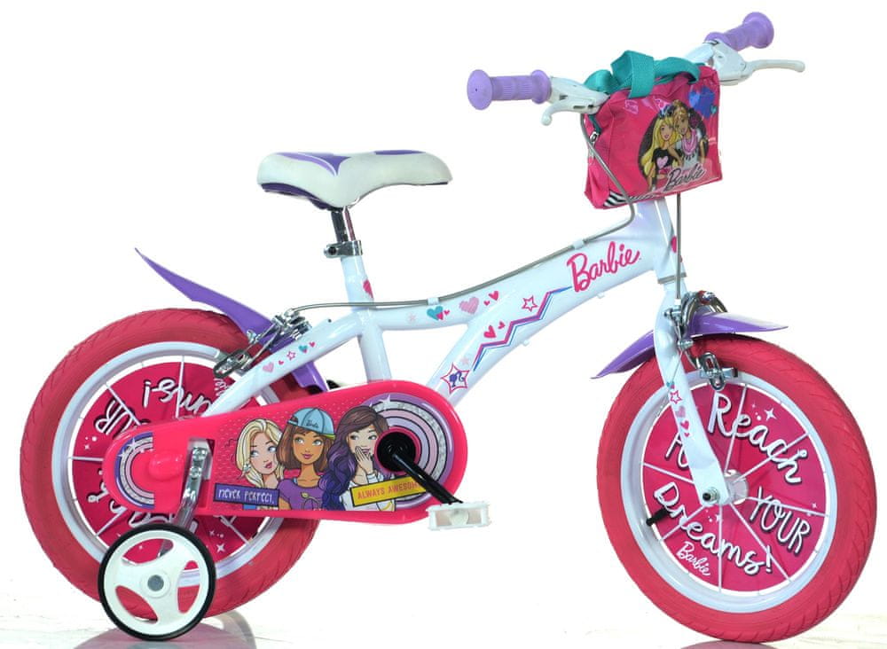 Levně Dino bikes CSK5144 Dívčí kolo Barbie 14"