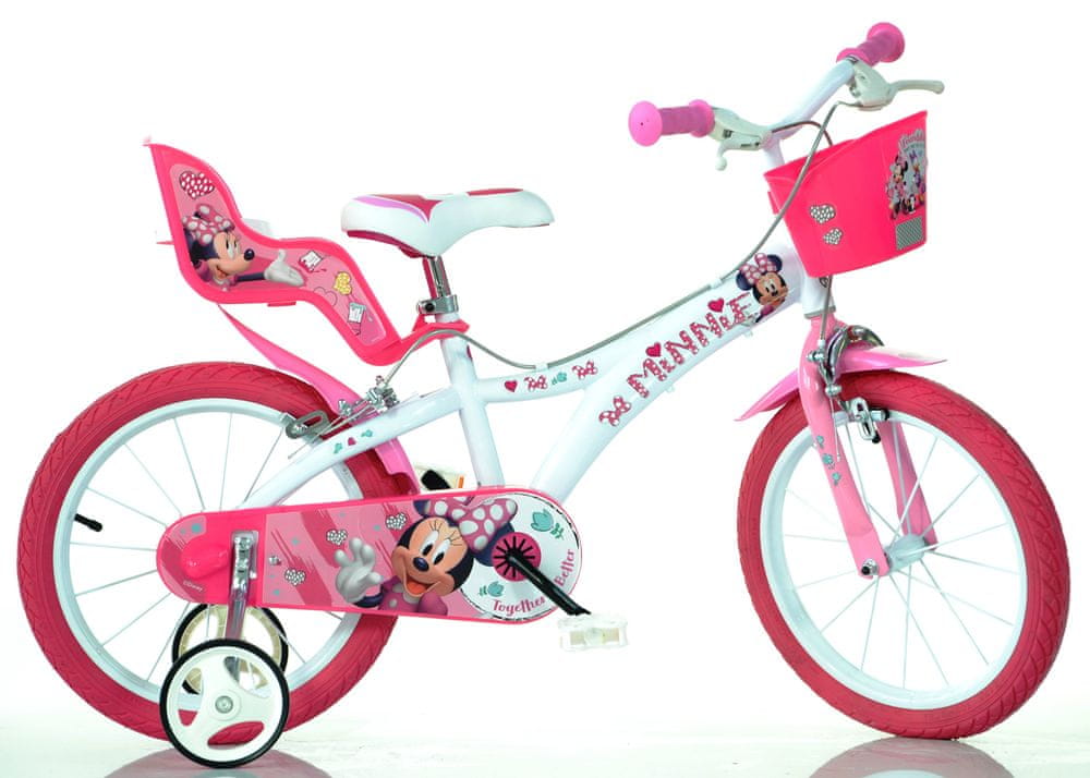 Dino bikes Dívčí kolo Minnie 14" - zánovní