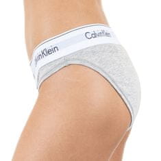 Calvin Klein Dámské kalhotky nadrozměr šedé (QF5118E-020) - velikost XXXL