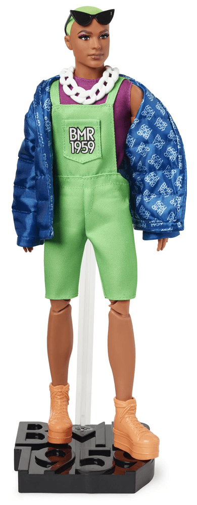 Mattel Barbie BMR1959 Ken se zelenými vlasy módní deluxe