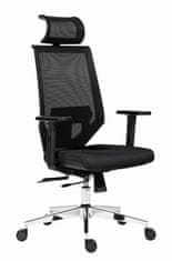 Antares Kancelářská židle Edge s podpěrou bederní páteře černá 