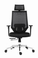 Antares Kancelářská židle Edge s podpěrou bederní páteře černá 