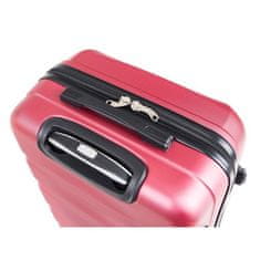 Kufr na kolečkách ABS29, velký, vínový