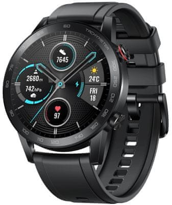 Chytré hodinky Honor MagicWatch 2, AMOED displej, personalizace ciferníku, dlouhá výdrž na jedno nabití, multisport, 15 různých sportů, přehrávání hudby, telefonování, GPS, plavání, sledování spánku, dechová cvičení