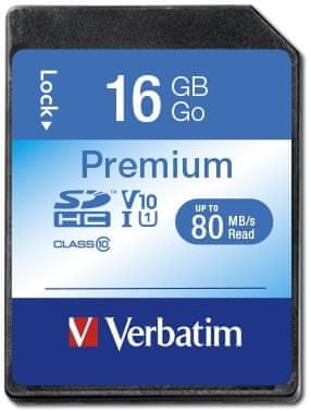 Verbatim Premium SDHC 16GB UHS-I V10 U1 (43962)