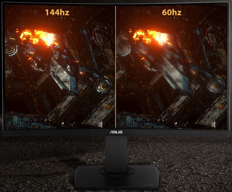 gamer monitor Asus TUF Gaming VG32VQ (90LM04I0-B01170) full hd 144 hz akadozás nélkül