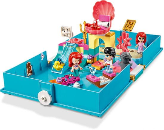 LEGO Disney 43176 Ariel a její pohádková kniha dobrodružství