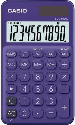 Kapesní kalkulačka Casio SL 310 UC, solární, malá, lehká, základní