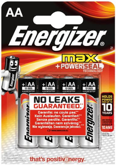 Energizer MAX AA 4+2 zdarma, 6 ks