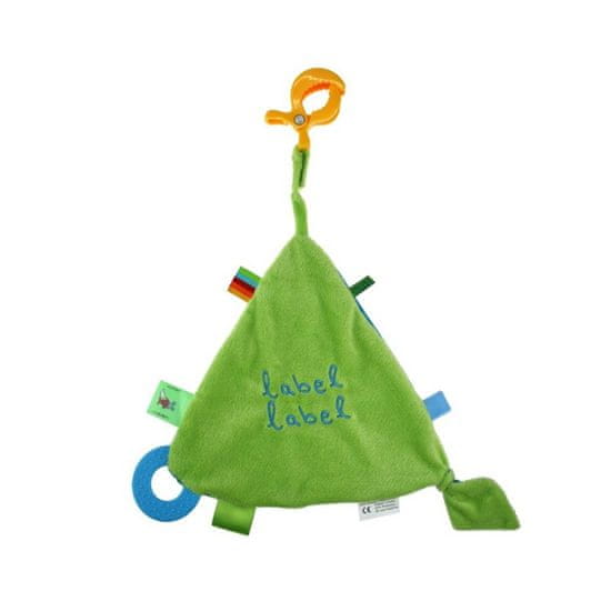 Label-Label Hrací deka se skřipcem, zelená