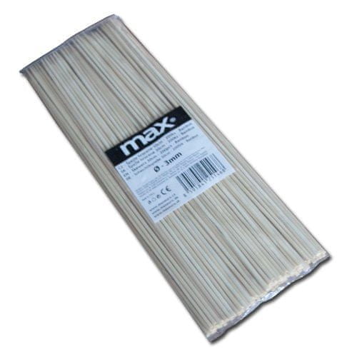 Maxpack Špejle hrocené bambusové W005 - 30cm x 3mm - 200ks