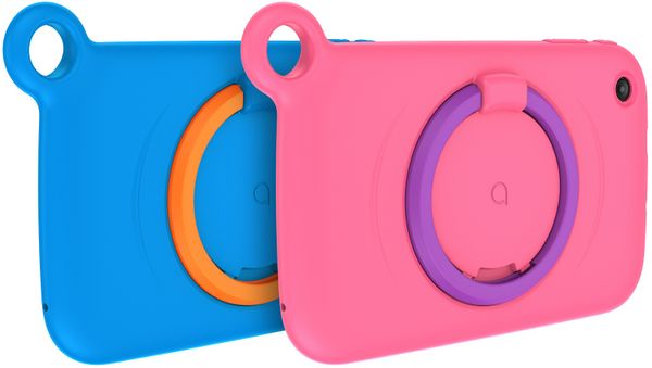Dětský tablet Alcatel 1T 7 Kids 2019 Android 8.1 Oreo Go Edition, úsporný operační systém, lehký, kompaktní, ochranný kryt, krytí proti vodě, pro děti