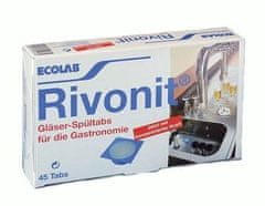 ECOLAB Tablety pro ruční mytí skla Rivonit Gläser Tabs - 45ks
