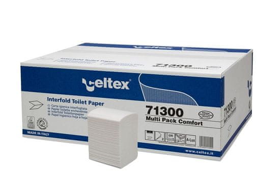 Celtex Toaletní papír Comfort skládaný 2vrstvy bílý - 71300