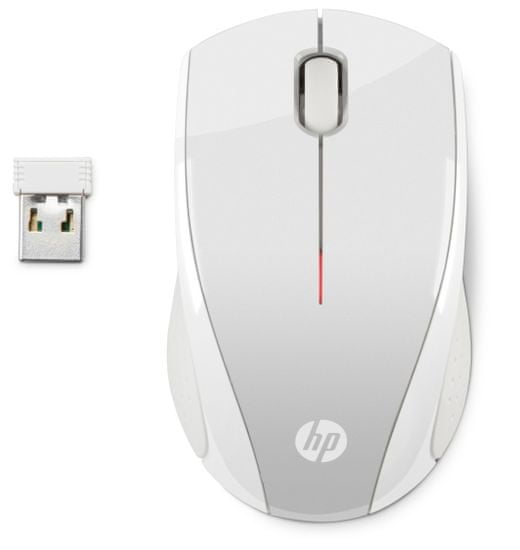 HP X3000 bezdrátová myš, bílá (2HW68AA)