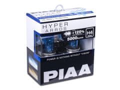 PIAA autožárovky Hyper Arros 5000K H4, 2 kusy